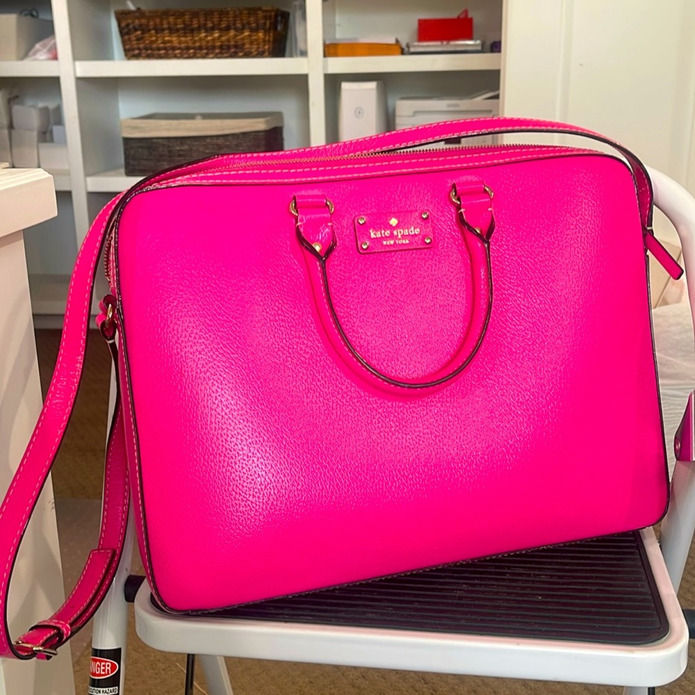 Kate Spade leather laptop bag